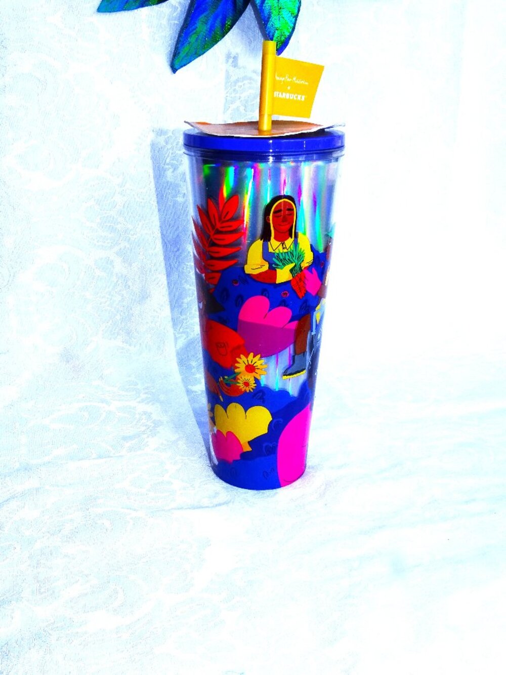 Starbucks + Ananya Rao Middleton Holographic Tumbler New